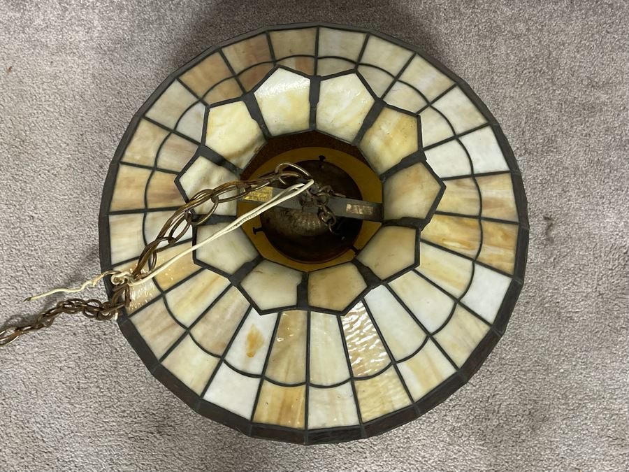 JUST ADDED - Stained Glass Light Fixture 19W [Photo 4]
