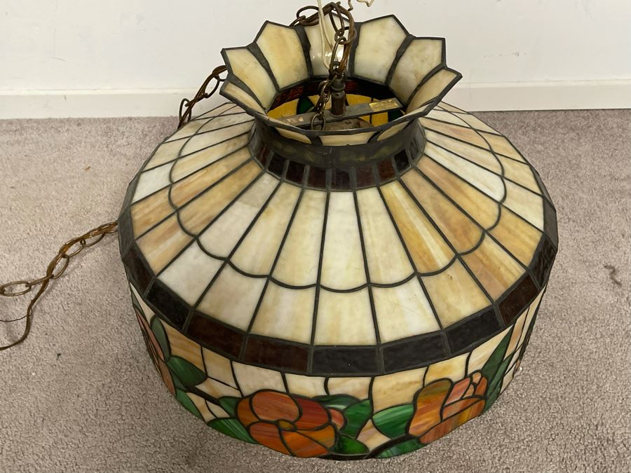 JUST ADDED - Stained Glass Light Fixture 19W [Photo 6]