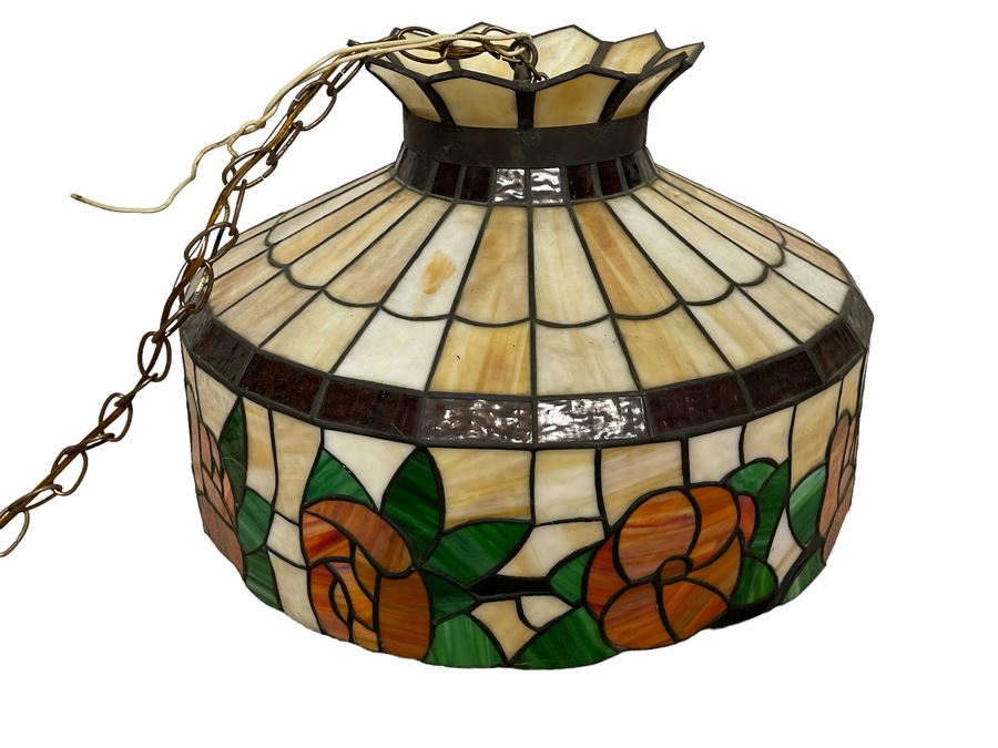 JUST ADDED - Stained Glass Light Fixture 19W [Photo 1]