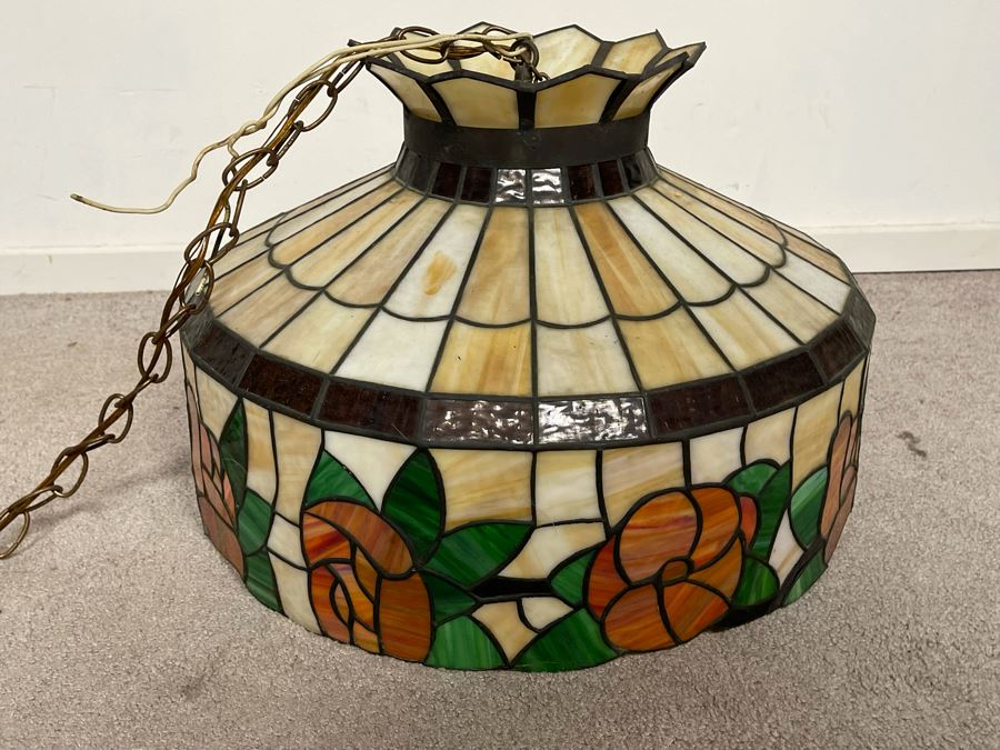 JUST ADDED - Stained Glass Light Fixture 19W [Photo 3]