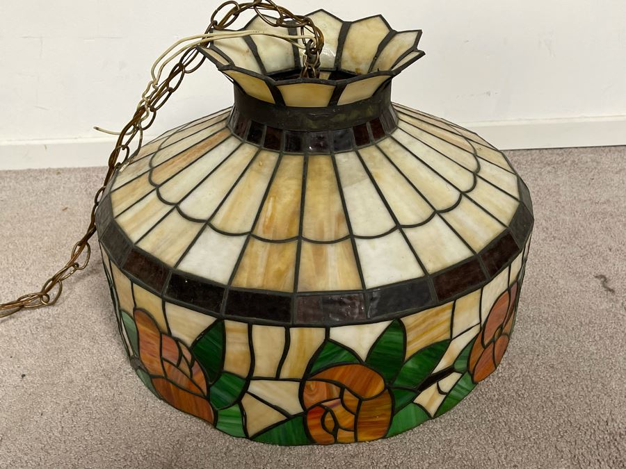 JUST ADDED - Stained Glass Light Fixture 19W [Photo 5]