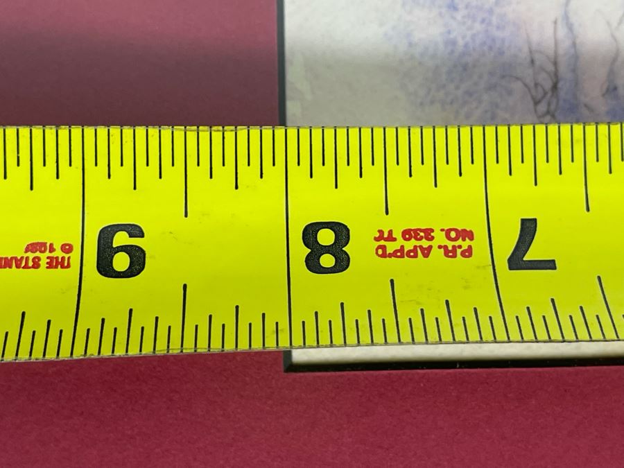 JUST ADDED - Original Esther Anderson Abstract Watercolor Painting 8 X 6 Framed 15 X 14 [Photo 6]