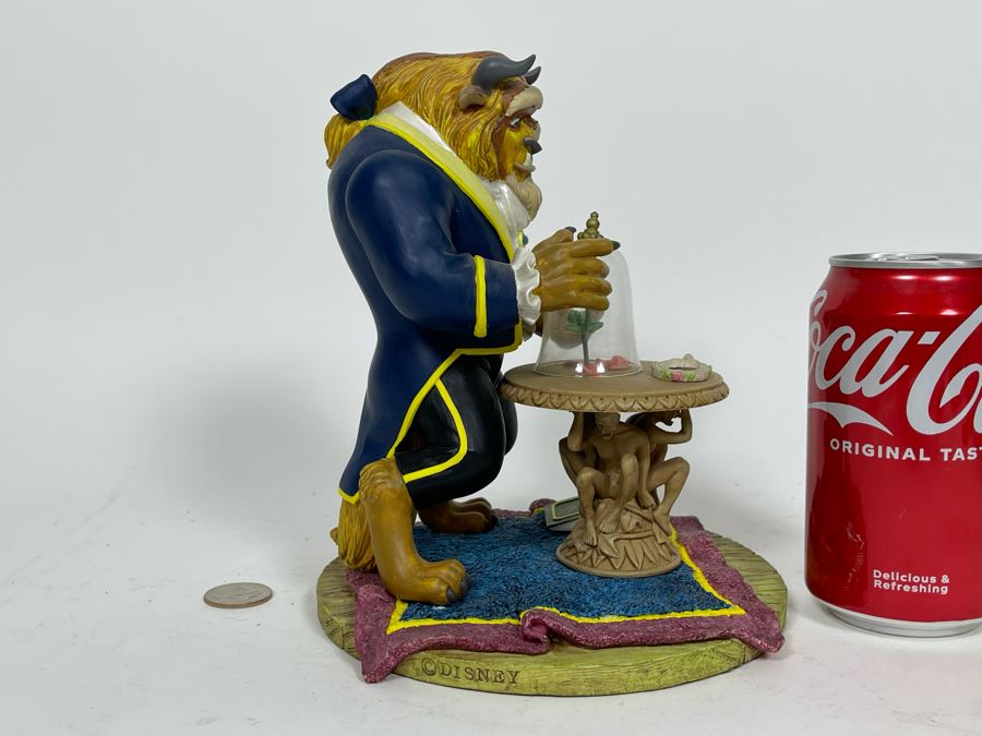 JUST ADDED - Disney Beauty And The Beast Rose With Mirror Figurine 6W X 8H [Photo 9]