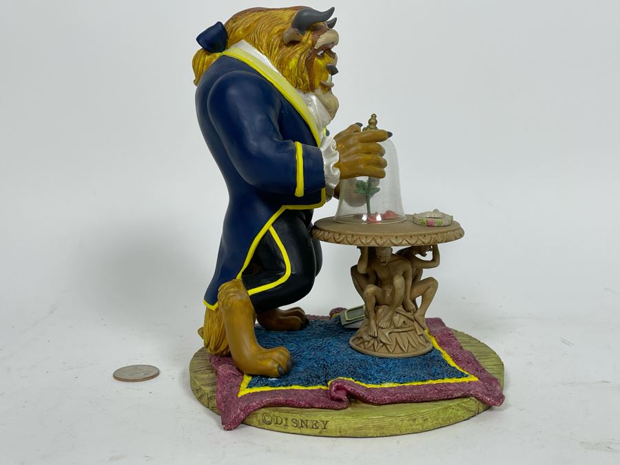 JUST ADDED - Disney Beauty And The Beast Rose With Mirror Figurine 6W X 8H [Photo 8]