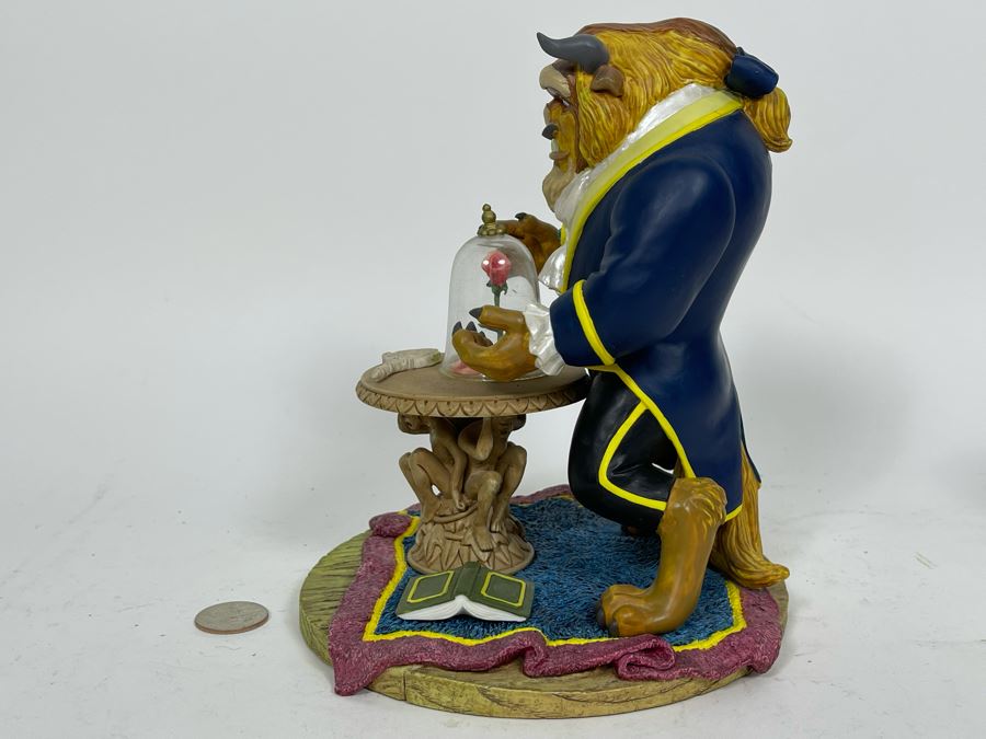 JUST ADDED - Disney Beauty And The Beast Rose With Mirror Figurine 6W X 8H [Photo 11]