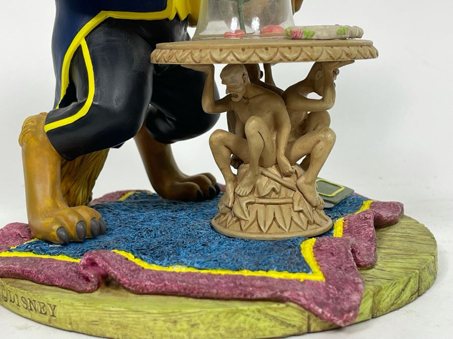 JUST ADDED - Disney Beauty And The Beast Rose With Mirror Figurine 6W X 8H [Photo 5]