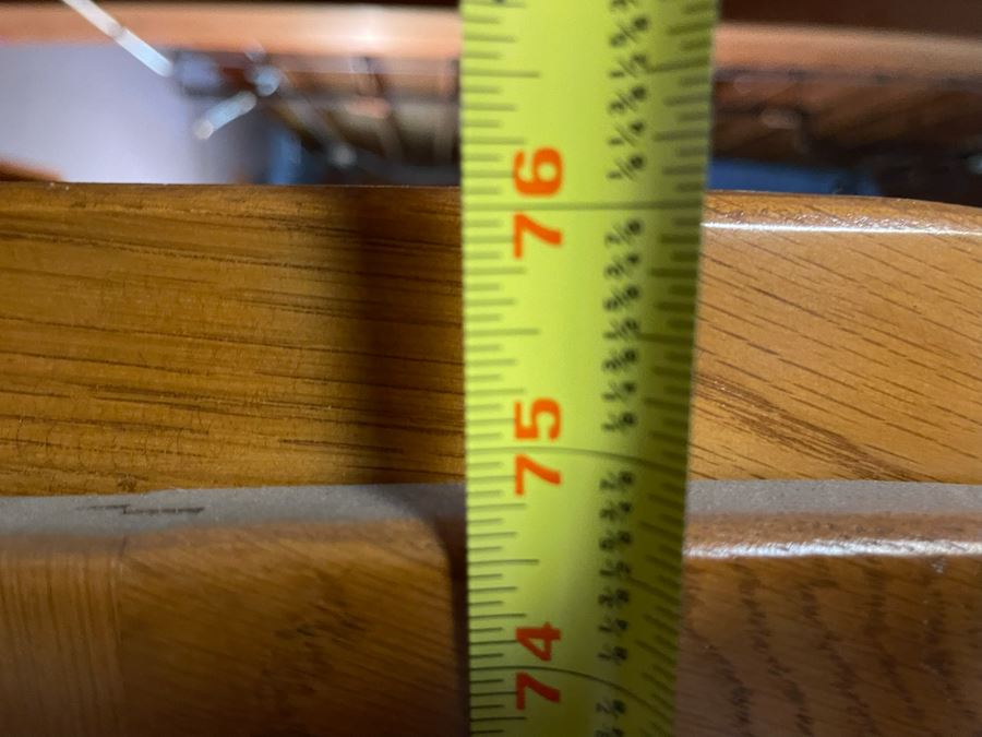 Curved Top Wooden Display Cabinet 32W X 13D X 76H [Photo 5]