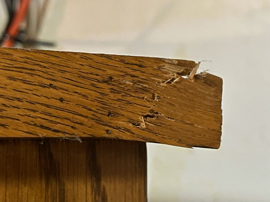 Wooden Display Cabinet With Angled Sides 39W X 14D X 78H [Photo 5]