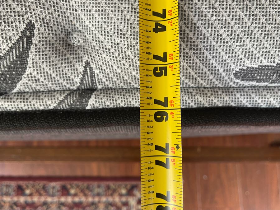 Henredon Pan Asian King Size Canopy Poster Bed Faux Bamboo Campaign Style With Sealy Posturepedic Plus Eastern King Size Mattress Bed Measures 7'W X 90'L X 86'H  Estimate $4,000 [Photo 17]