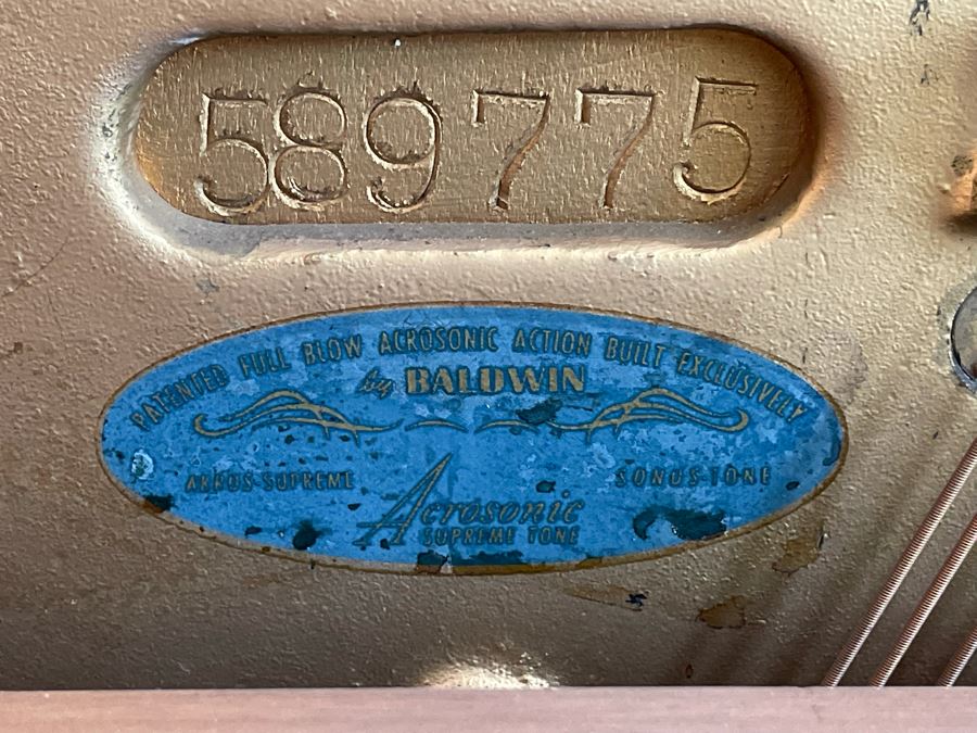 Aerosonic Upright Piano Built By Baldwin With Bench 58W X 25D X 36H [Photo 12]