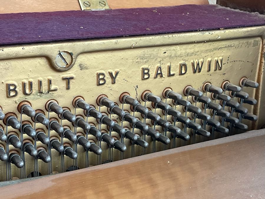 Aerosonic Upright Piano Built By Baldwin With Bench 58W X 25D X 36H [Photo 11]