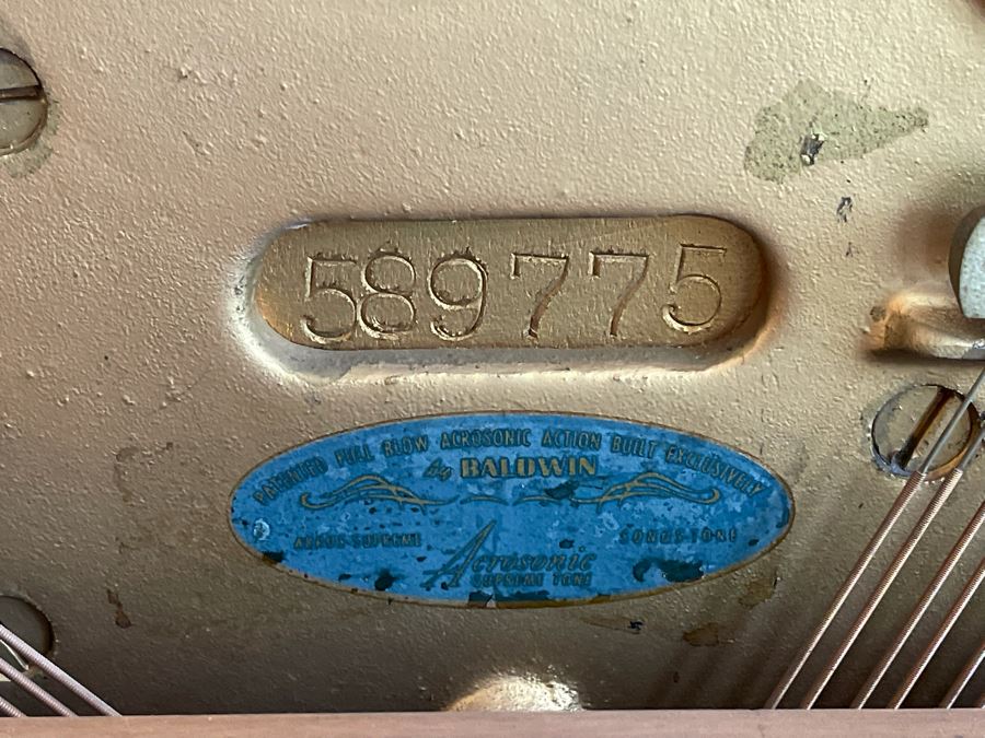 Aerosonic Upright Piano Built By Baldwin With Bench 58W X 25D X 36H [Photo 10]