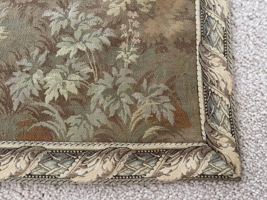 Large Tapestry From Paris JP Panneaux Gobelins 78 X 59 [Photo 12]