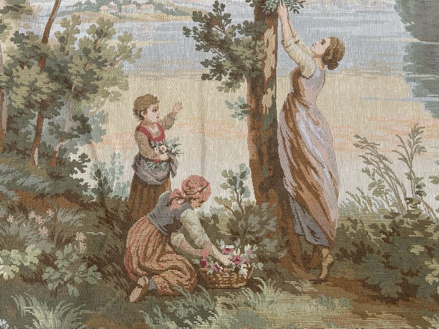 Large Tapestry From Paris JP Panneaux Gobelins 78 X 59 [Photo 8]