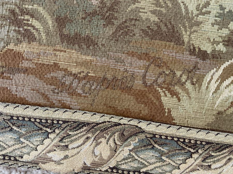 Large Tapestry From Paris JP Panneaux Gobelins 78 X 59 [Photo 9]