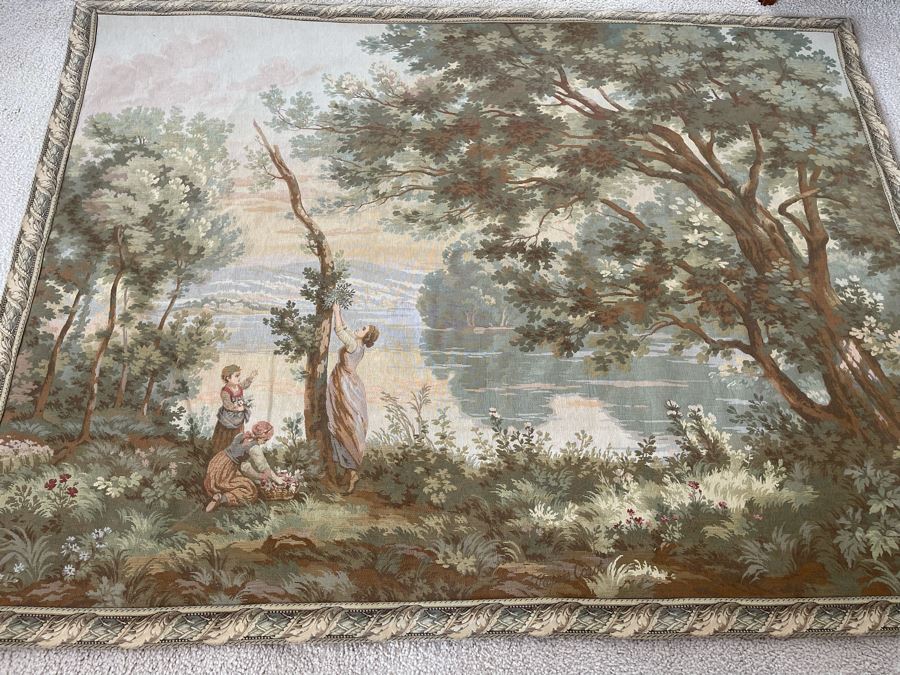 Large Tapestry From Paris JP Panneaux Gobelins 78 X 59 [Photo 7]