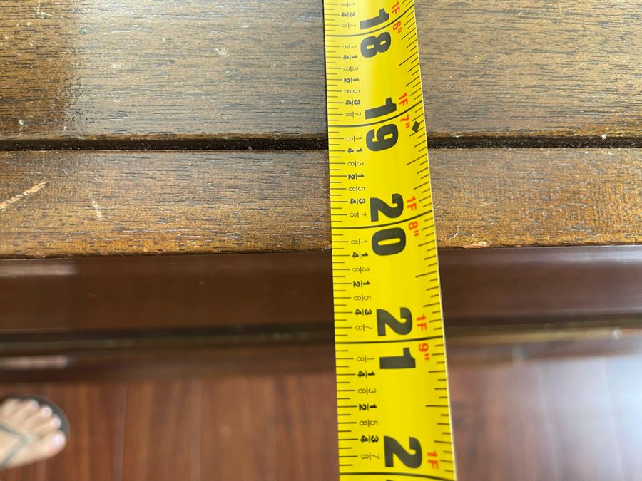 Mid-Century Modern Chest Of Drawers Dresser On Casters 66W X 20D X 32H [Photo 11]