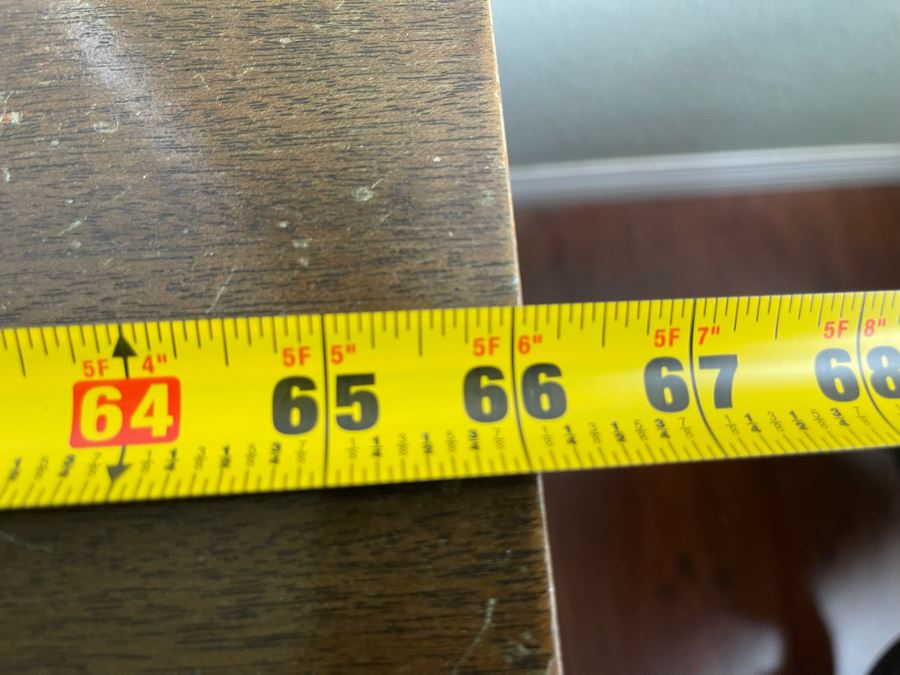 Mid-Century Modern Chest Of Drawers Dresser On Casters 66W X 20D X 32H [Photo 10]