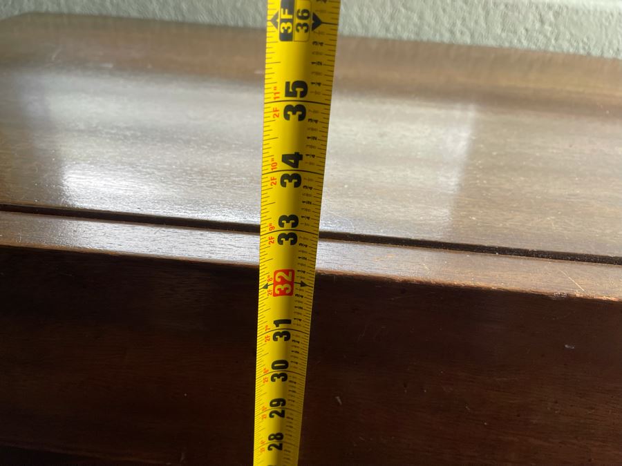 Mid-Century Modern Chest Of Drawers Dresser On Casters 66W X 20D X 32H [Photo 12]