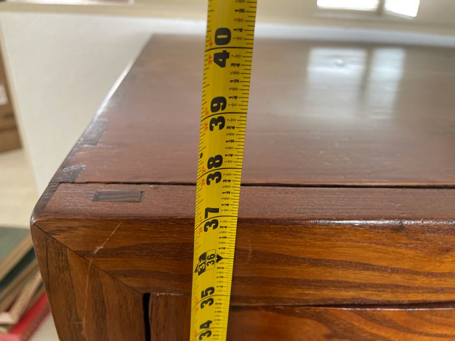 Antique Chinese Carved Wooden Wedding Cabinet 35W X 22D X 37H [Photo 34]