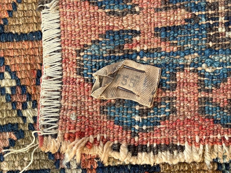 Antique Hand Knotted Wool Persian Kilim Area Rug 46 X 71 [Photo 10]