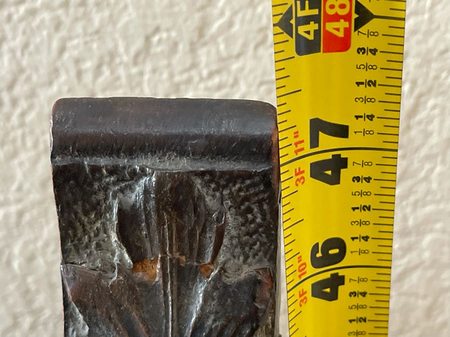 Antique Hand Carved Chair 18W X 16D X 47H [Photo 14]