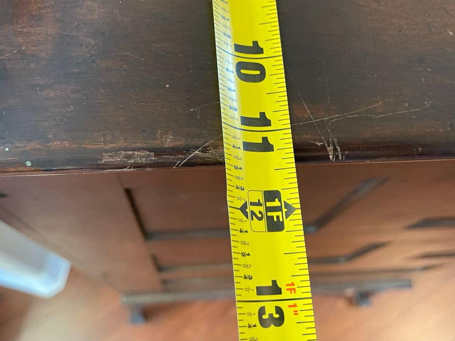 Mahogany Etagere Bookshelf Display Cabinet Heavy 24W X 11D X 49H [Photo 14]