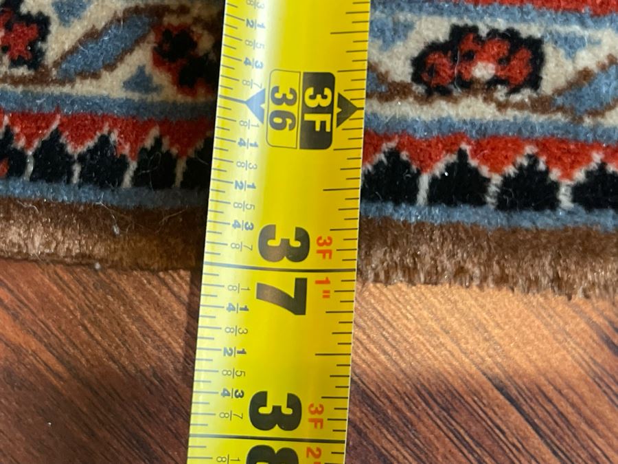 Finely Hand Knotted Wool Persian Area Rug 37W X 63L [Photo 14]