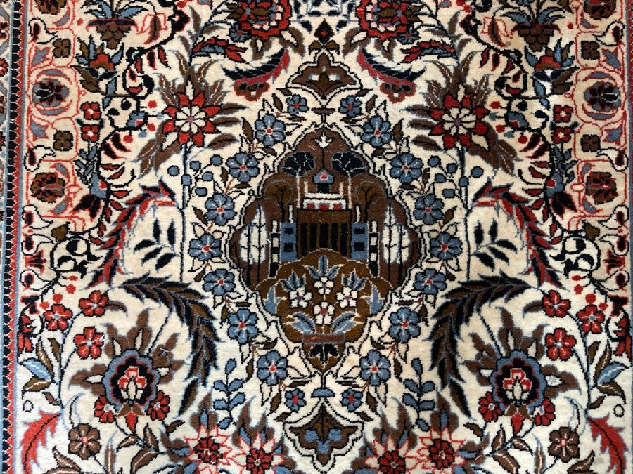 Finely Hand Knotted Wool Persian Area Rug 37W X 63L [Photo 6]