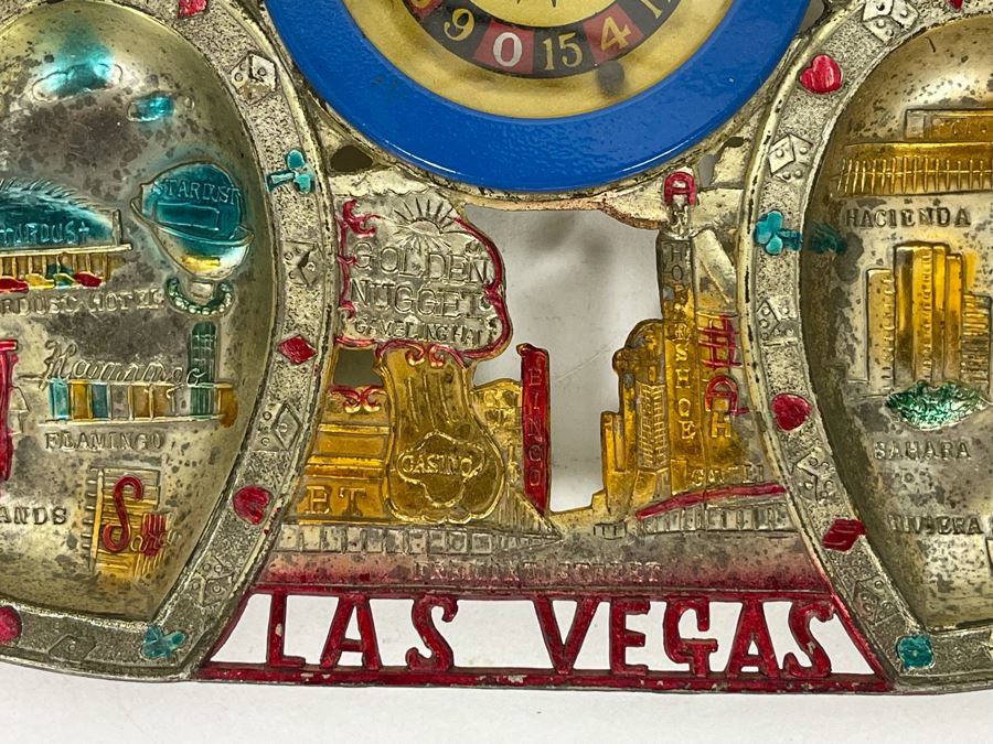 Vintage Las Vegas Tourist Working Roulette Wheel Tray [Photo 8]