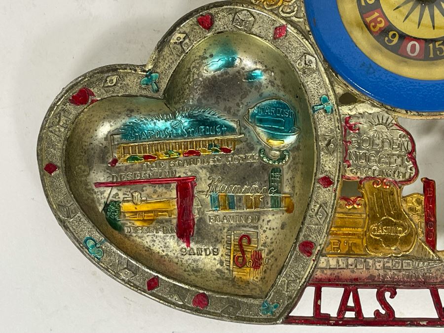 Vintage Las Vegas Tourist Working Roulette Wheel Tray [Photo 9]