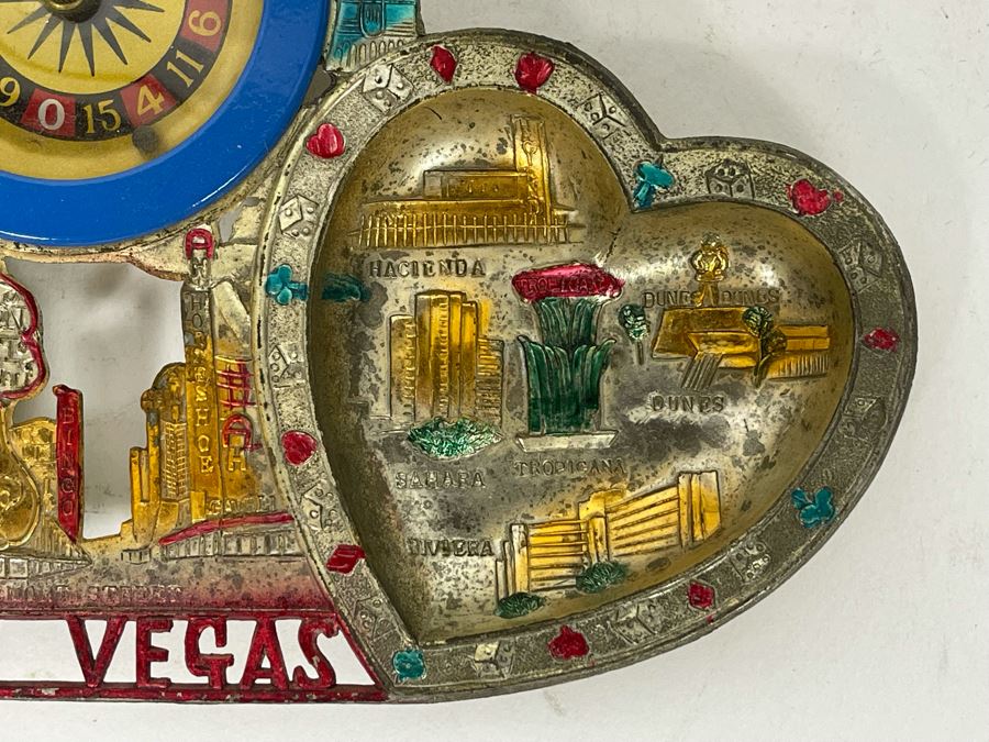 Vintage Las Vegas Tourist Working Roulette Wheel Tray [Photo 7]