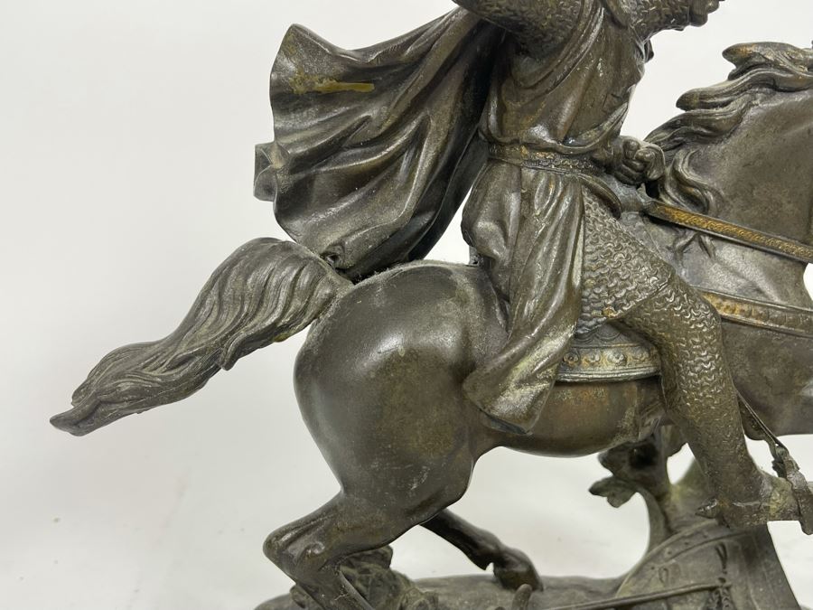 King Richard I Metal Sculpture 11W X 4.5D X 10.5 [Photo 10]