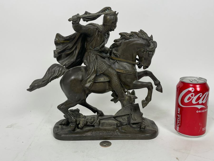 King Richard I Metal Sculpture 11W X 4.5D X 10.5 [Photo 4]