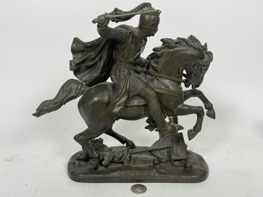 King Richard I Metal Sculpture 11W X 4.5D X 10.5 [Photo 2]