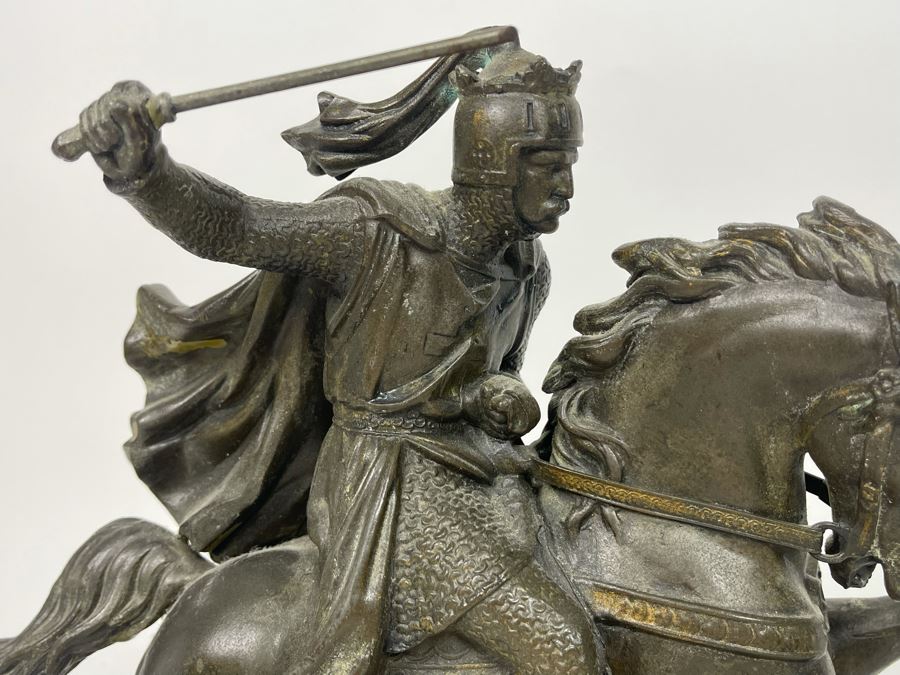 King Richard I Metal Sculpture 11W X 4.5D X 10.5 [Photo 9]