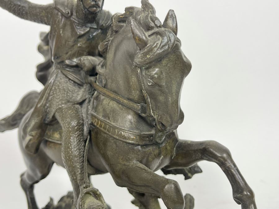 King Richard I Metal Sculpture 11W X 4.5D X 10.5 [Photo 13]