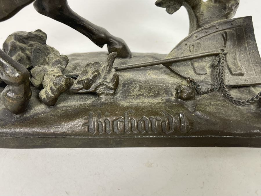 King Richard I Metal Sculpture 11W X 4.5D X 10.5 [Photo 5]