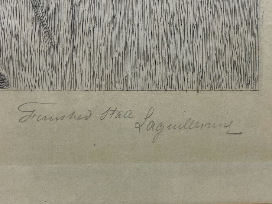 Frederic Auguste Laguillermie (French, 1841-1934) After William Q. Orchardson (British, 1832-1910) Historical Print 28 X 19 Framed 41 X 30 - Appears To Be Pencil Signed Lower Left And Lower Right [Photo 20]