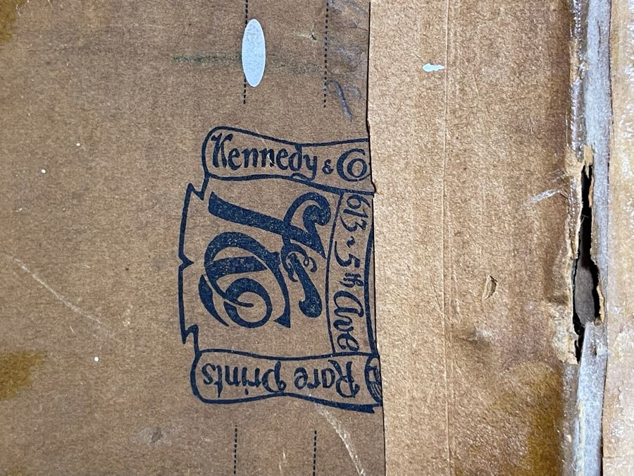 Frederic Auguste Laguillermie (French, 1841-1934) After William Q. Orchardson (British, 1832-1910) Historical Print 28 X 19 Framed 41 X 30 - Appears To Be Pencil Signed Lower Left And Lower Right [Photo 31]