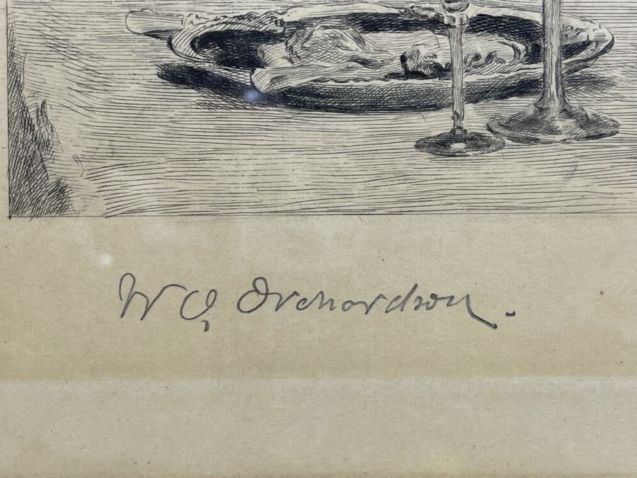 Frederic Auguste Laguillermie (French, 1841-1934) After William Q. Orchardson (British, 1832-1910) Historical Print 28 X 19 Framed 41 X 30 - Appears To Be Pencil Signed Lower Left And Lower Right [Photo 18]