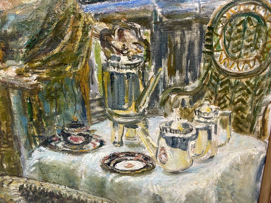 Louis Mark (1867-1942) Original Impressionist Painting On Canvas Signed Lower Right 24 X 32 Framed 28 X 36, Hungarian Painter Aka Lajos Mark [Photo 9]