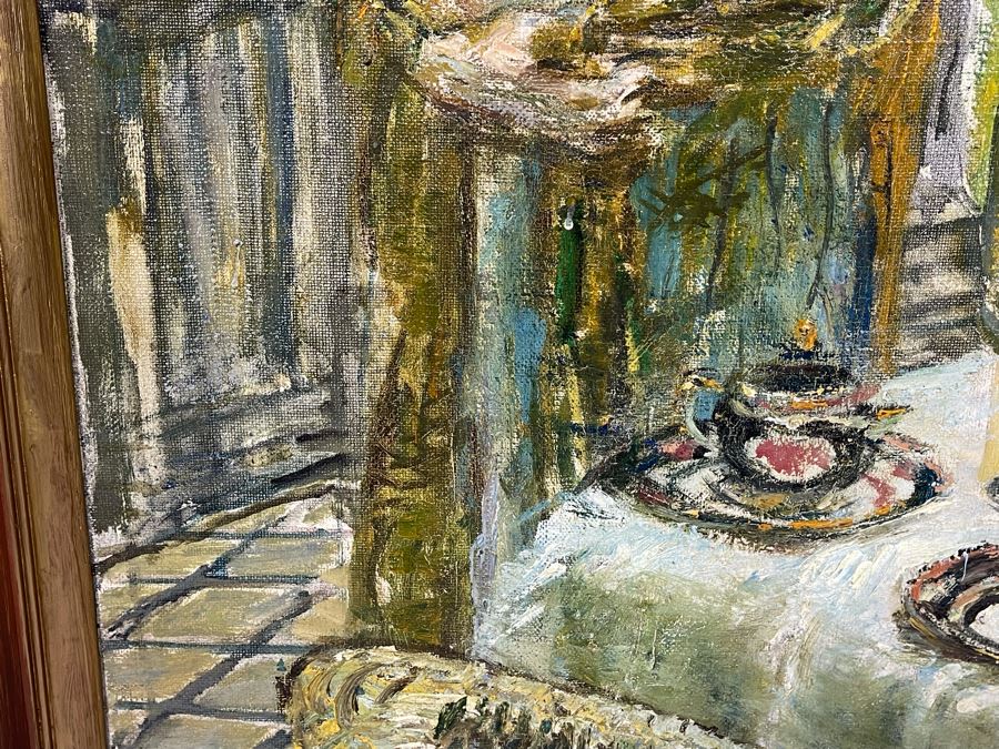 Louis Mark (1867-1942) Original Impressionist Painting On Canvas Signed Lower Right 24 X 32 Framed 28 X 36, Hungarian Painter Aka Lajos Mark [Photo 15]