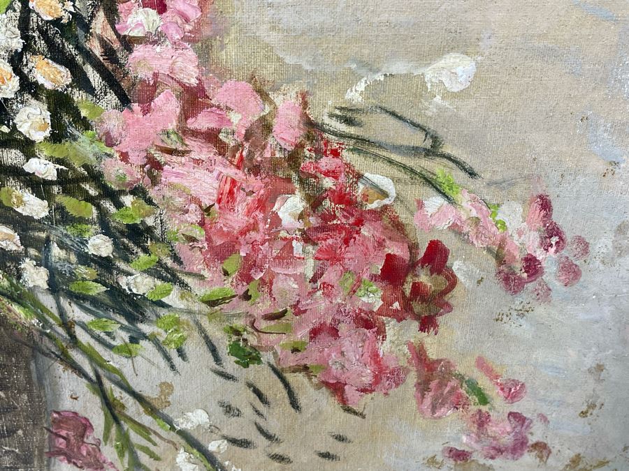 Louis Mark (1867-1942) Original Impressionist Painting On Canvas Signed Lower Right 30 X 24 Framed 37 X 31, Hungarian Painter Aka Lajos Mark [Photo 10]