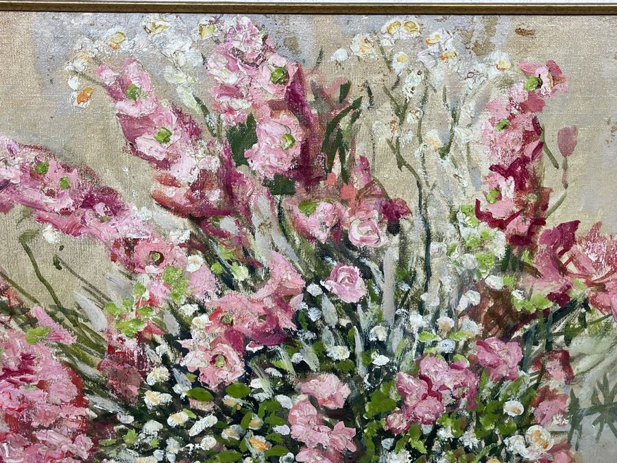 Louis Mark (1867-1942) Original Impressionist Painting On Canvas Signed Lower Right 30 X 24 Framed 37 X 31, Hungarian Painter Aka Lajos Mark [Photo 6]