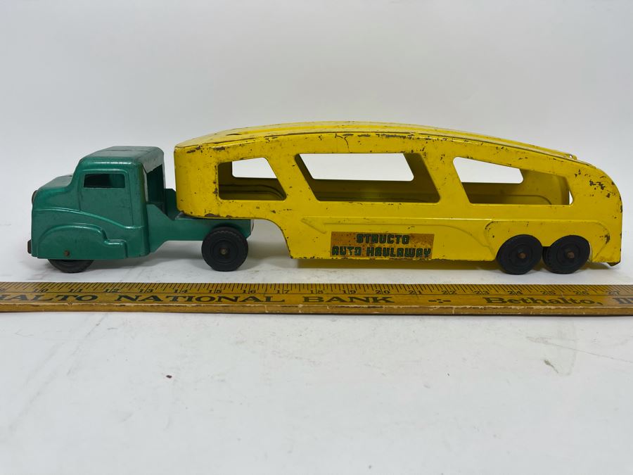 Vintage Steel Toy Structo Auto Haulaway Truck 20L [Photo 4]