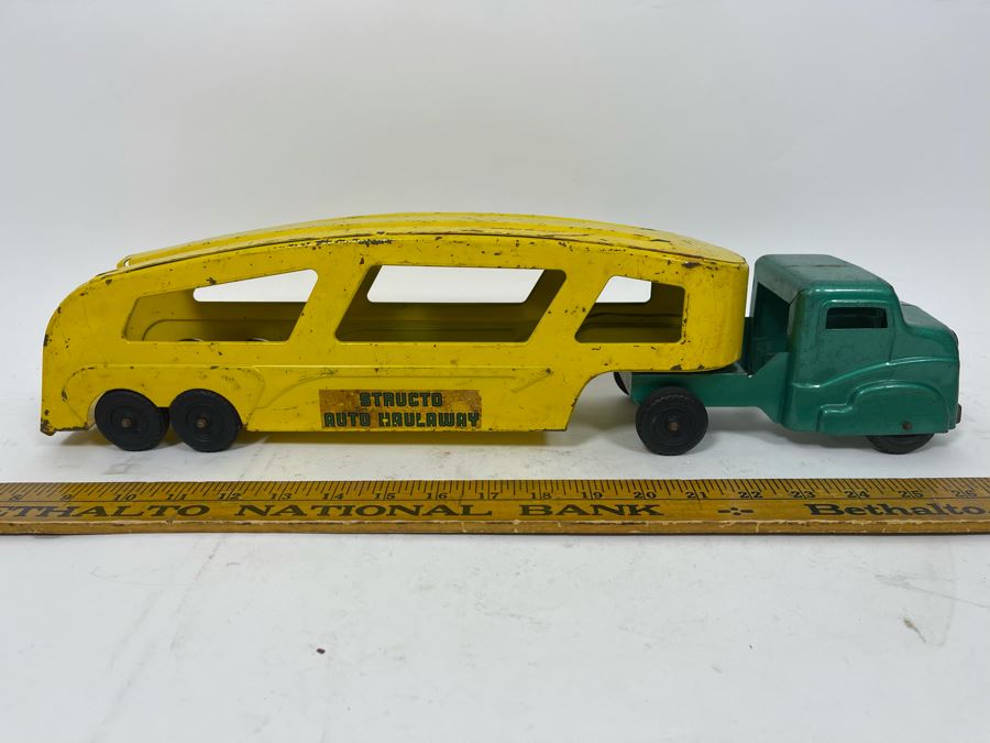 Vintage Steel Toy Structo Auto Haulaway Truck 20L [Photo 2]