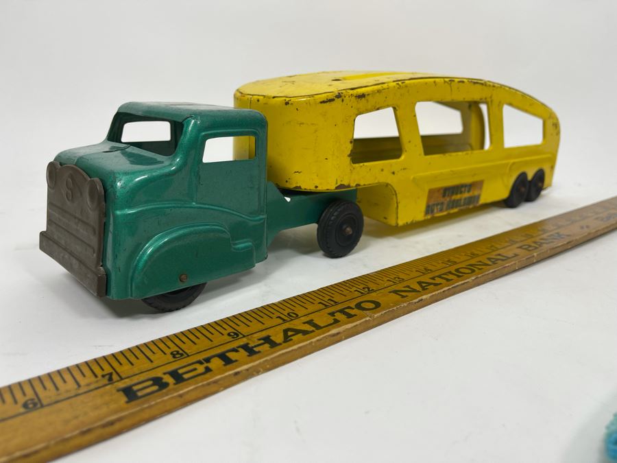 Vintage Steel Toy Structo Auto Haulaway Truck 20L [Photo 5]