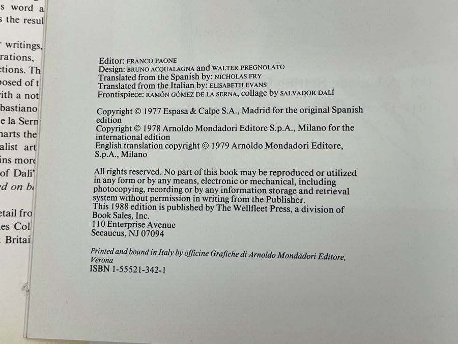 Dali De La Serna Ramon Gomez Book [Photo 5]