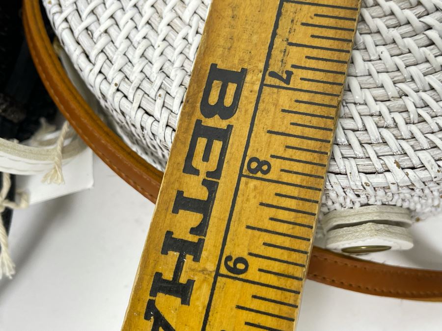 Set Of Three New Paddington Woven Handbags 8R Retails For $180 [Photo 9]